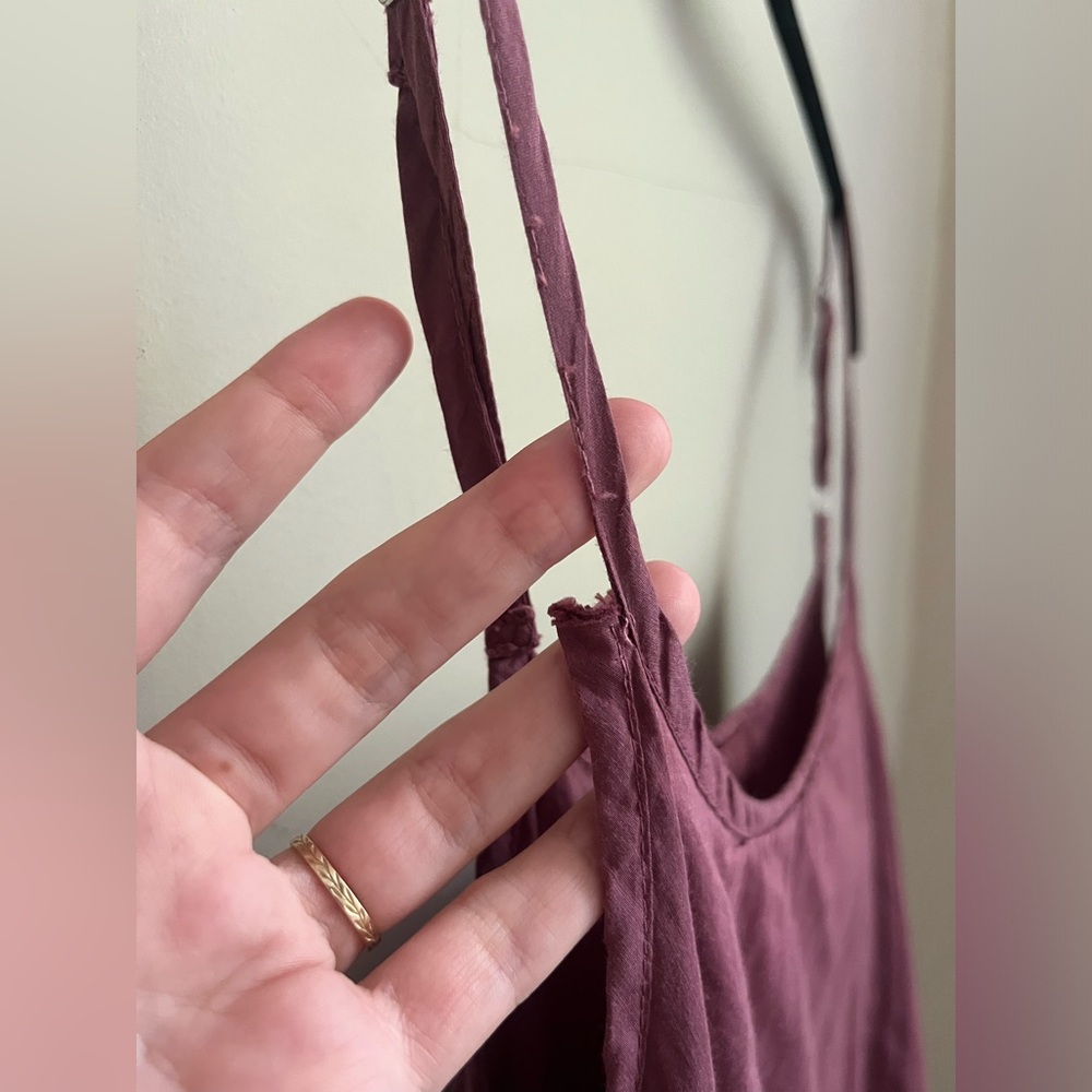 CP SHADES mauve cotton silk sundress - Picture 13 of 14